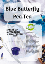 100% Pure Butterfly Pea Tea, Speeds up Metabolism and  great for your skin